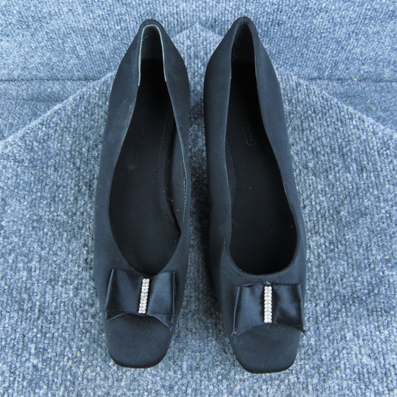 Easy Spirit Donovans Women Pump Heel Shoes Size 6.5 Medium Black Fabric - Picture 3 of 9